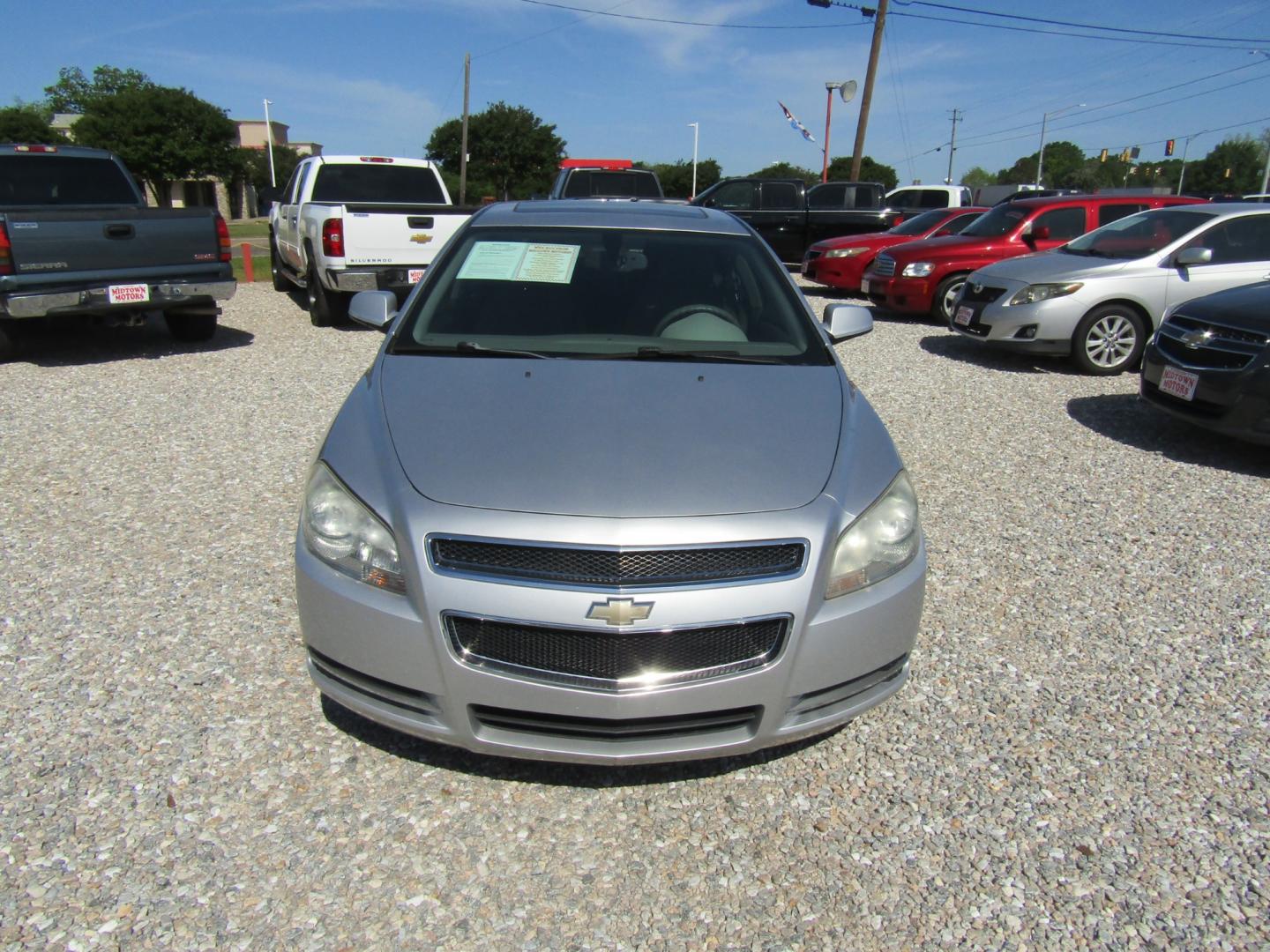 2012 Silver /Gray Chevrolet Malibu 1LT (1G1ZC5E08CF) with an 2.4L L4 DOHC 16V engine, Automatic transmission, located at 15016 S Hwy 231, Midland City, AL, 36350, (334) 983-3001, 31.306210, -85.495277 - Photo#1